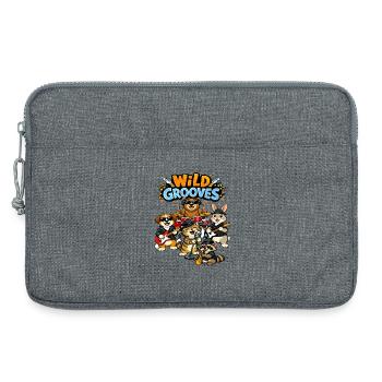 Wild Grooves : Animal Band - Sacoche pour ordinateur portable 13 pouces - gris chiné - Devant