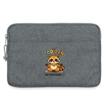 To Zen for your drama raccoon - Laptop bag 13" - heather grey - Front