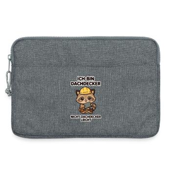 Ich bin Dachdecker - Nicht Dachdecker leicht - Was - Laptoptasche 13" - Grau meliert - Vorne