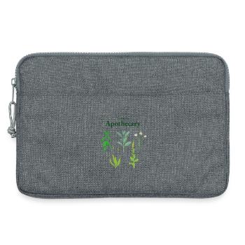 Grüne Apotheke - Laptoptasche 13" - Grau meliert - Vorne