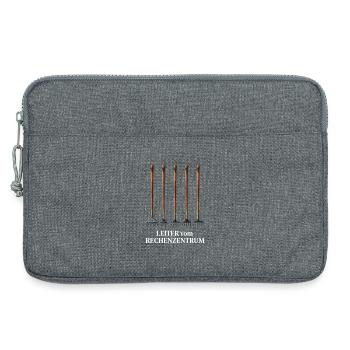 Leiter Vom Rechenzentrum Gartenarbeit Gärtner - Laptoptasche 13" - Grau meliert - Vorne