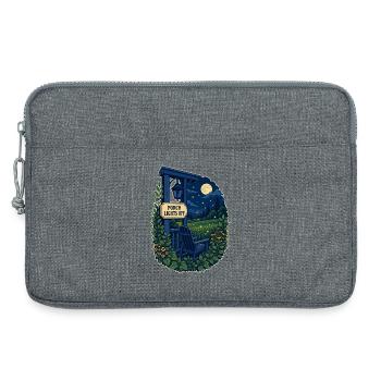 LUMIÈRES DU PORCHE ÉTEINTES - Sacoche pour ordinateur portable 13 pouces - gris chiné - Devant