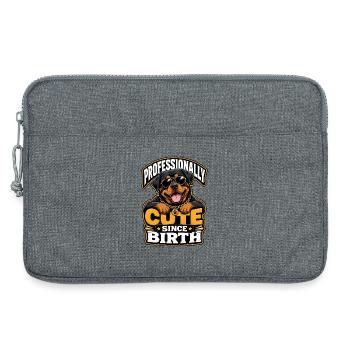 Rottweiler - Laptoptasche 13" - Grau meliert - Vorne