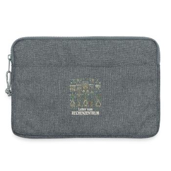 Rechenzentrum Gärtner Garten Gartenarbeit - Laptoptasche 13" - Grau meliert - Vorne