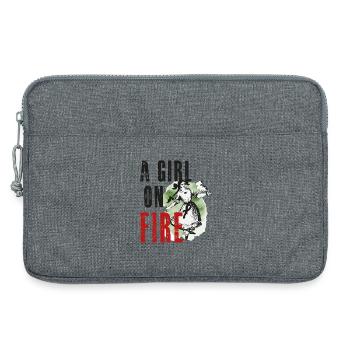 Paulinchen - Une fille en feu - - Sacoche pour ordinateur portable 13 pouces - gris chiné - Devant