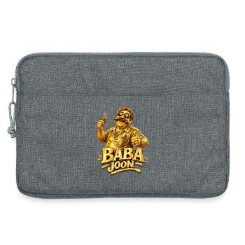 Baba Joon Papa Tee Gold - Laptoptasche 13" - Grau meliert - Vorne