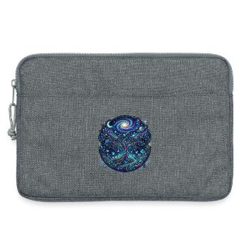 Arbre des Rêves du Cosmos - Sacoche pour ordinateur portable 13 pouces - gris chiné - Devant