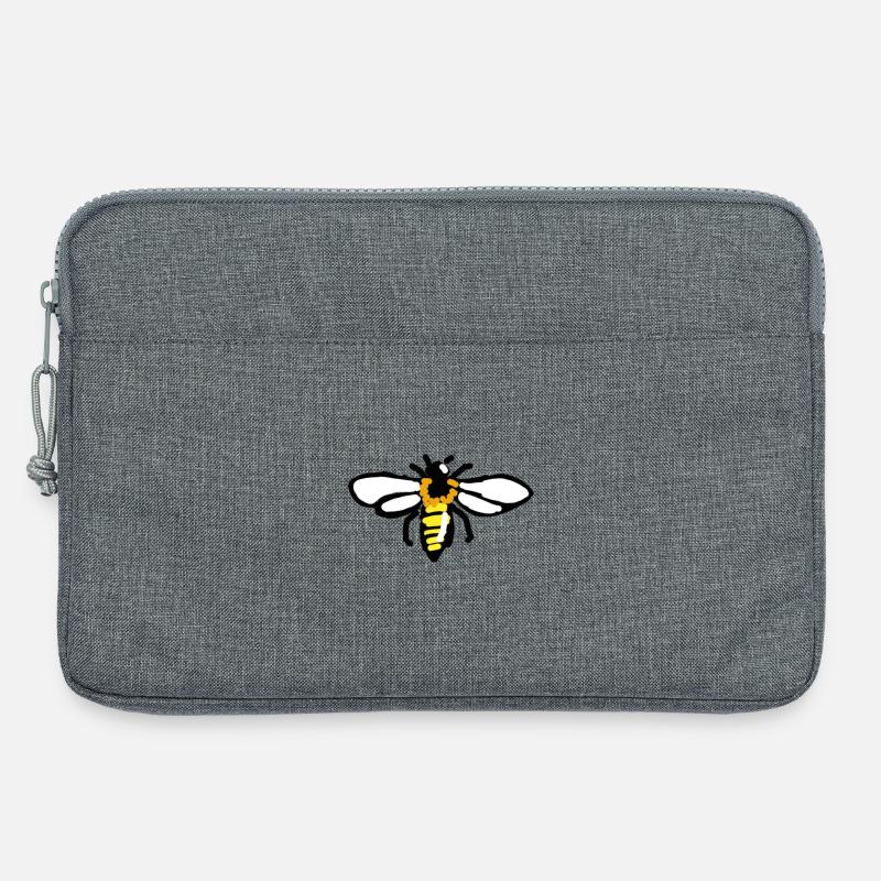 Biene - Laptoptasche 13" - Grau meliert