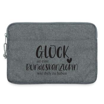 Bundeskanzlerin Politik Wahl - Laptoptasche 13" - Grau meliert - Vorne