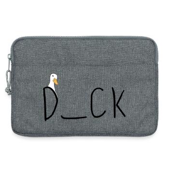 Duck Quiz - Laptoptasche 13" - Grau meliert - Vorne