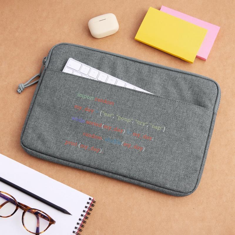 Drôle de code python sur la vie quotidienne, bébé Sacoche pour ordinateur portable 13 pouces