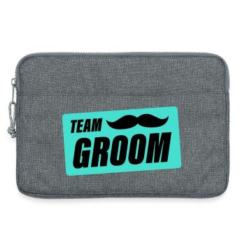 team_groom- - Laptoptasche 13" - Grau meliert - Vorne