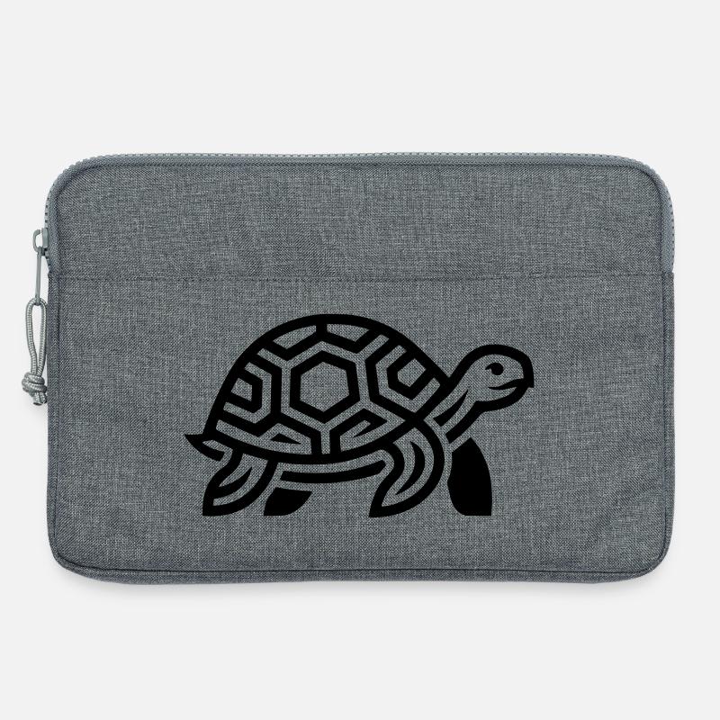 Schildkröte - Laptoptasche 13" - Grau meliert