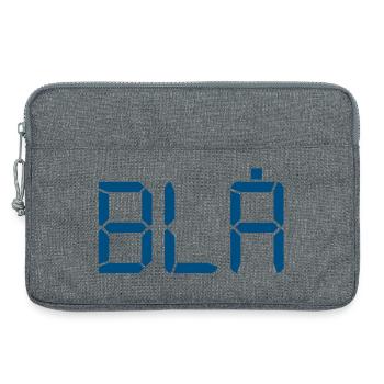 Blau - LCD - Laptoptasche 13" - Grau meliert - Vorne
