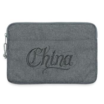 Chine - Sacoche pour ordinateur portable 13 pouces - gris chiné - Devant