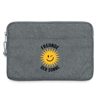 Freunde der Sonne - Laptoptasche 13" - Grau meliert - Vorne