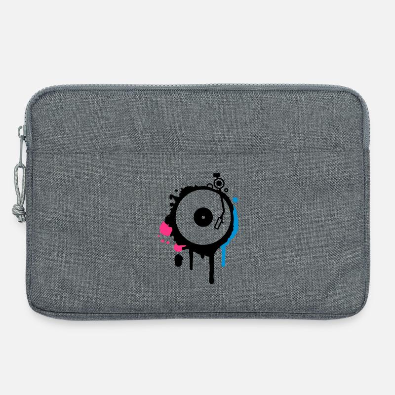 Turntable Graffiti - Laptoptasche 13" - Grau meliert