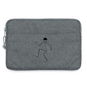 Danse - Sacoche pour ordinateur portable 13 pouces - gris chiné - Devant