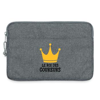 Running / Jogging / Run / Trail / Sport - Laptop bag 13" - heather grey - Front