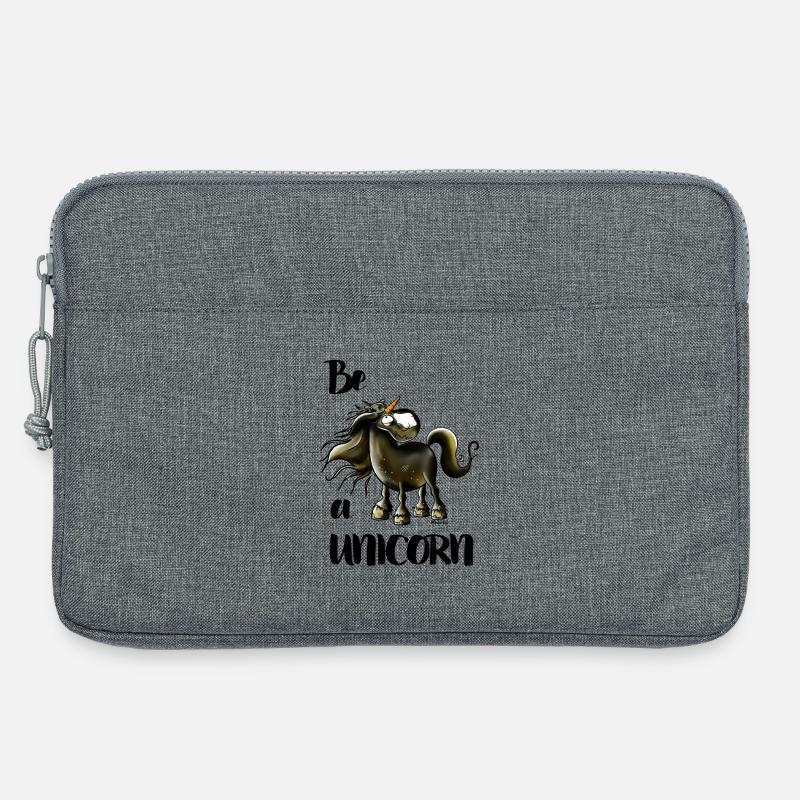 Be A Unicorn Pferd - Laptoptasche 13" - Grau meliert
