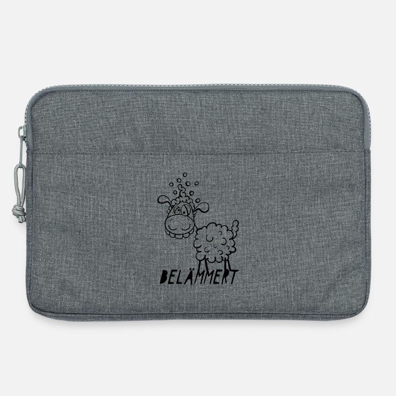 Schaf ist Belämmert - Laptoptasche 13" - Grau meliert