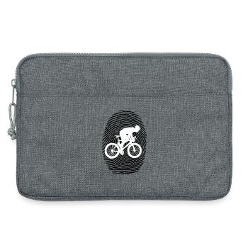 Radfahrer - Laptoptasche 13" - Grau meliert - Vorne