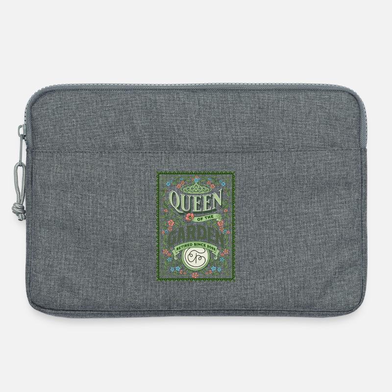 Rentnerin Garten Gartenarbeit Ruhestand - Laptoptasche 13" - Grau meliert