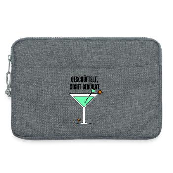 Mintmartini Neon Stil - Laptoptasche 13" - Grau meliert - Vorne