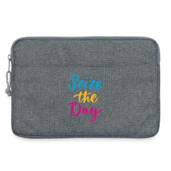 Saisissez le jour - Sacoche pour ordinateur portable 13 pouces - gris chiné - Devant