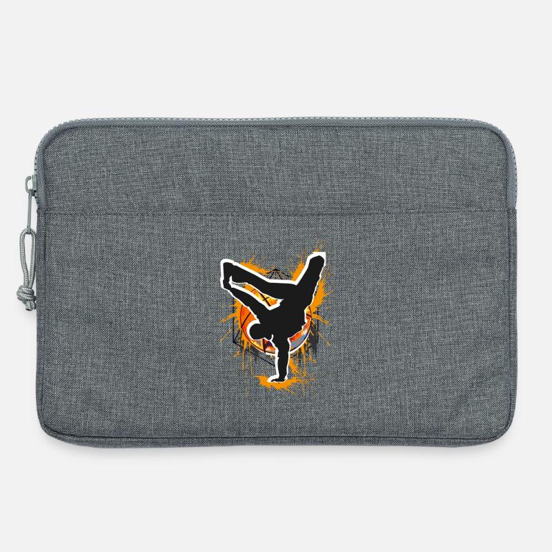 Breakdance - Breakdancer - Breakdancing - Bboy - Laptoptasche 13" - Grau meliert