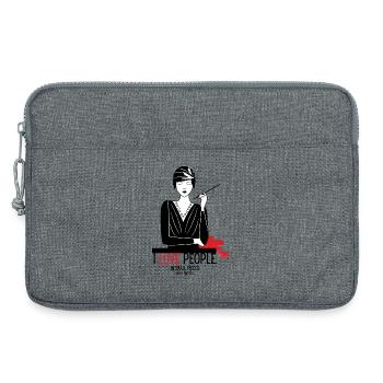 Philanthropy - Laptop bag 13" - heather grey - Front