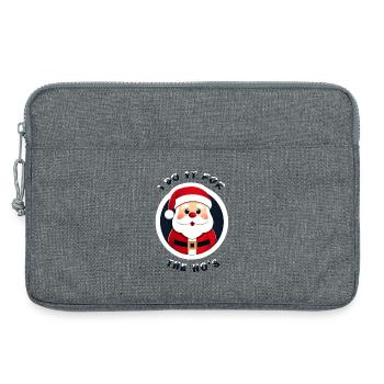 Santa Nicht Für Die Kids - Laptoptasche 13" - Grau meliert - Vorne