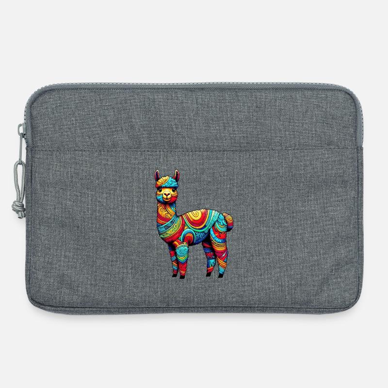 Alpaka - Laptoptasche 13" - Grau meliert