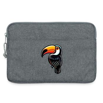 Toucan - Laptop bag 13" - heather grey - Front
