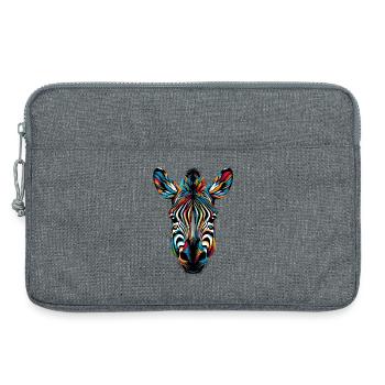 Zebra - Laptoptasche 13" - Grau meliert - Vorne