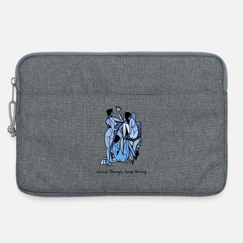 Group Therapy Gone Wrong - Laptoptasche 13" - Grau meliert