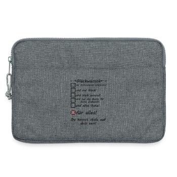 Passed Teaching Sample Teaching Sample Congratulations - Laptop bag 13" - heather grey - Front
