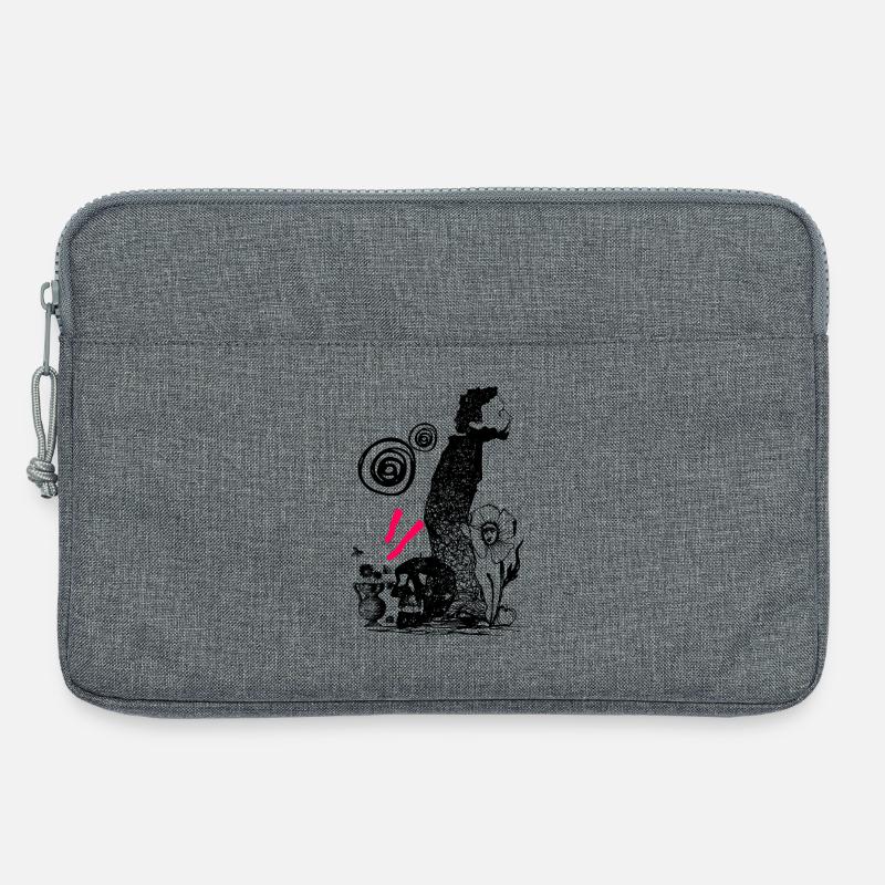 DER REISENDE - Laptoptasche 13" - Grau meliert