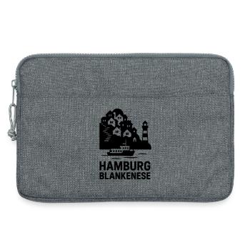 Blankenese Hamburg - Laptop bag 13" - heather grey - Front