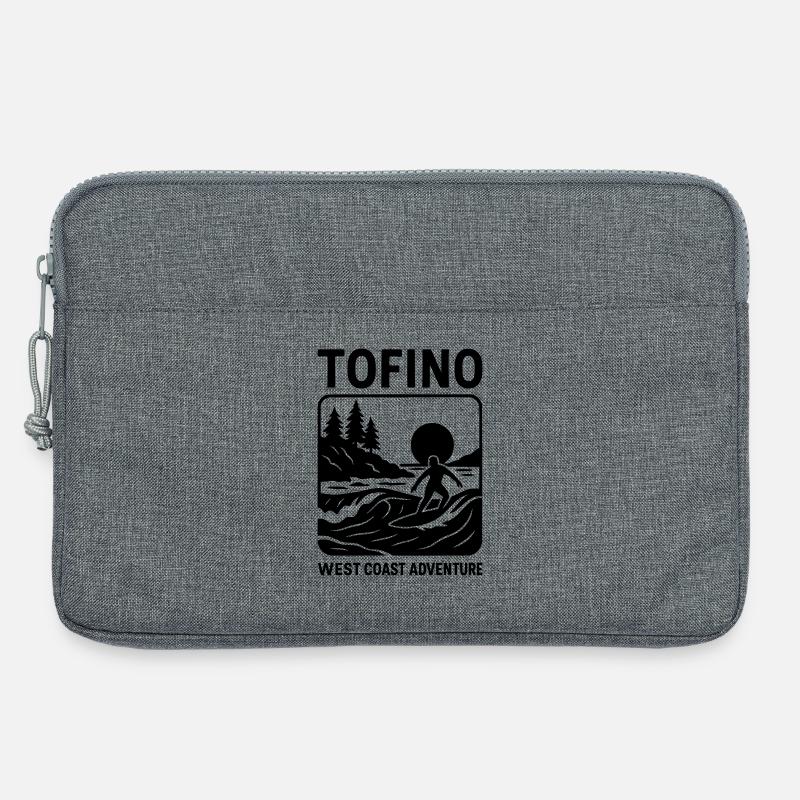 tofino surfing - Laptoptasche 13" - Grau meliert