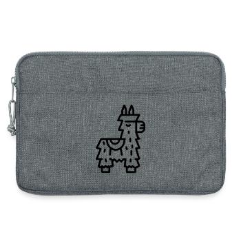 pinata - Sacoche pour ordinateur portable 13 pouces - gris chiné - Devant
