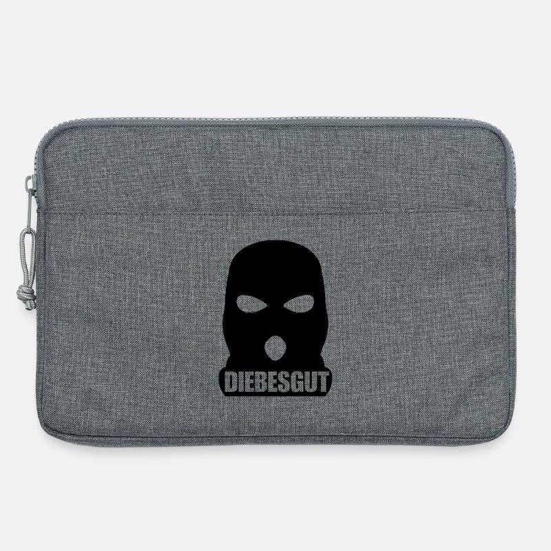 DIEBESGUT_LOGO - Laptoptasche 13" - Grau meliert