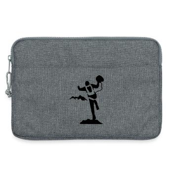 Saut de base - Sacoche pour ordinateur portable 13 pouces - gris chiné - Devant