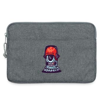 Casque Spatial Crâne - Sacoche pour ordinateur portable 13 pouces - gris chiné - Devant