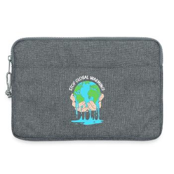 Climate change Environment Environmental protection - Laptop bag 13" - heather grey - Front