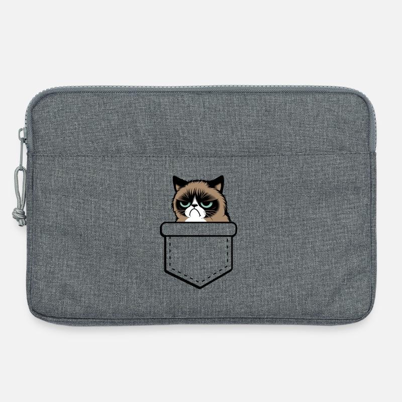 grumpy  - Laptoptasche 13" - Grau meliert