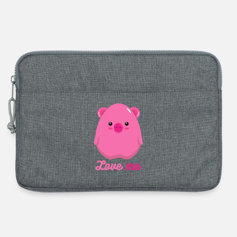 pig - Laptop bag 13" - heather grey