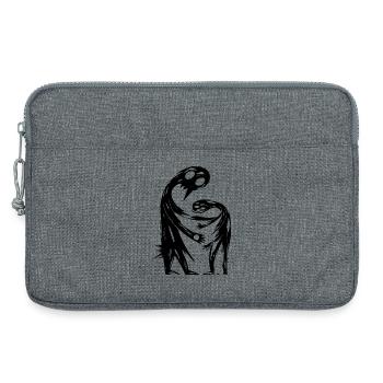 Abstract Figures Hug Creative - Laptop bag 13" - heather grey - Front