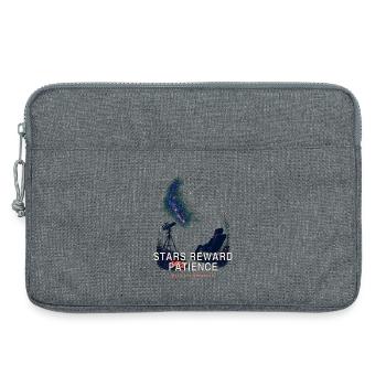 Sterne belohnen Geduld - Laptoptasche 13" - Grau meliert - Vorne