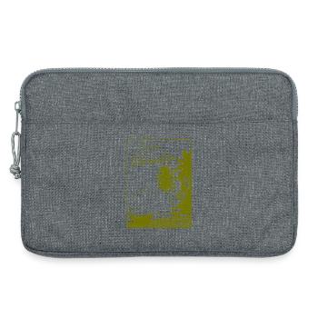Grüße aus dem Paradies - Laptoptasche 13" - Grau meliert - Vorne